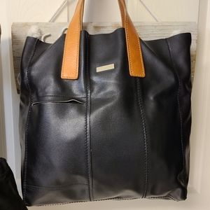 Ramy Brook Pebbled Black All Leather Shoulderbag Handbag Tote